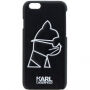 Karl Lagerfeld Head Punk Case voor iPhone 6 / 6S - zwart