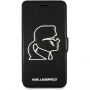 Karl Lagerfeld K-Punk Boekenkast voor Karl Lagerfeld voor iPhone 7 Plus / 8 Plus - zwart