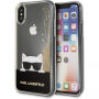 Karl Lagerfeld Choupette Zonnebrillenkoker voor Karl Lagerfeld Choupette voor iPhone X - goud