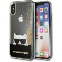 Karl Lagerfeld Choupette Zonnebrillenkoker voor Karl Lagerfeld Choupette voor iPhone X - goud