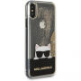Karl Lagerfeld Choupette Zonnebrillenkoker voor Karl Lagerfeld Choupette voor iPhone X - goud
