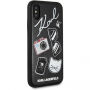 Karl Lagerfeld Pins case voor Karl Lagerfeld Pins voor iPhone X - zwart
