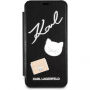 Karl Lagerfeld Spelden Boekenkast met Karl Lagerfeld Spelden iPhone X - zwart