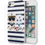 Karl Lagerfeld zeemansband koffer voor zeemansbanden voor iPhone 7/8 - zwart