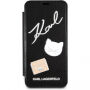 Karl Lagerfeld Spelden Boekenkast voor Karl Lagerfeld Pins voor iPhone 7/8 - zwart