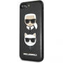 Karl Lagerfeld (Karl Lagerfeld) Karl en Choupette geval voor iPhone 7 Plus / 8 Plus - zwart