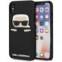 Karl Lagerfeld Stiekeme Karl zaak voor iPhone X - zwart
