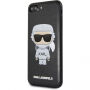 Karl Lagerfeld Space Cosmonaut case voor iPhone 7 Plus / 8 Plus - zwart