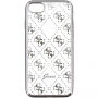 Gok zachte koffer voor iPhone 6 / 6S - zilver