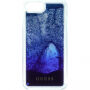 Denk Vloeibare Schitterdekking voor Vloeibare Glitterdekking voor iPhone 7/8 - donkerblauw