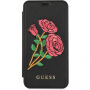 Gok bloemen verlangen boekentas voor iPhone X - zwart