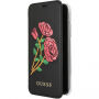 Gok bloemen verlangen boekentas voor iPhone X - zwart