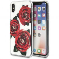 Gok originele bloemenhoes voor iPhone X - goud