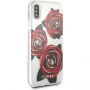 Gok originele bloemenhoes voor iPhone X - goud
