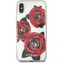 Gok originele bloemenhoes voor iPhone X - goud
