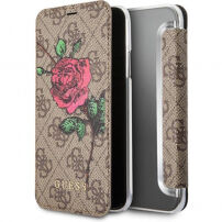 Gok 4G Flower Desire Boekentas voor 4G Flower Desire voor iPhone X - Bruin