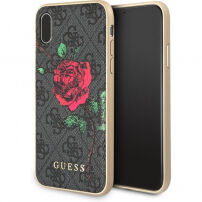 Gok 4G Flower Desire cover voor 4G Flower Desire voor iPhone X - grauw