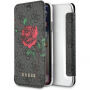 Gok 4G Flower Desire Boekentas voor 4G Flower Desire voor iPhone X - grauw