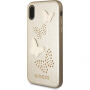Gokbouten en glinsterende hoes voor iPhone X - beige