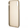 Gokbouten en glinsterende hoes voor iPhone X - beige