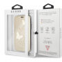 Goknagels en Sparkle Boekenkoker voor iPhone X - beige