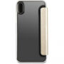 Goknagels en Sparkle Boekenkoker voor iPhone X - beige