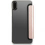 Denk Iridescent Boekenkast iPhone voor X - roze-goud