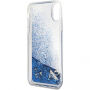 Denk Vloeistof deksel voor iPhone X - blauw