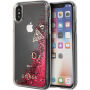 Denk Vloeibare Schitter geval voor Vloeibare Glitter voor iPhone X - rood