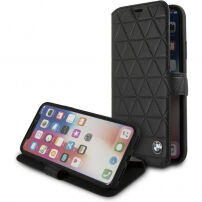 BMW zeskant boekentas in zeshoekige boekenkast voor iPhone X - zwart