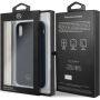 Mercedes Lining Siliconen koffer voor Mercedes Lining Siliconen voor iPhone X - marineblauw