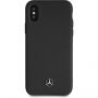 Mercedes Lining Siliconen koffer voor Mercedes Lining Siliconen voor iPhone X - zwart