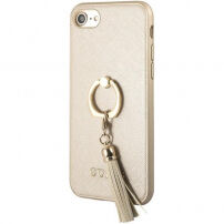 Ik denk dat Saffiano Ring geval voor Saffiano voor iPhone 7/8 - beige