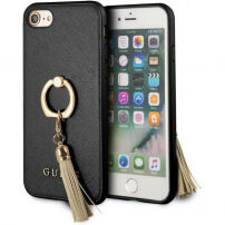 Ik denk dat Saffiano Ring geval voor Saffiano voor iPhone X - zwart