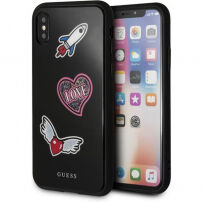 Ik denk Iconische koffer voor iPhone X - zwart
