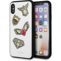 Ik denk Iconische koffer voor iPhone X - wit