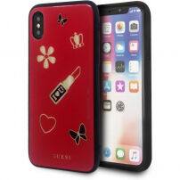 Ik denk Iconische koffer voor iPhone X - rood