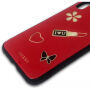 Ik denk Iconische koffer voor iPhone X - rood