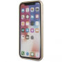 Ik denk dat de Saffianoblinder cover voor iPhone X - roze-goud