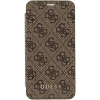 Denk dat Charms Book 4G case 4G case voor iPhone X - Bruin