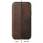 Nomad Folio lederen koffer met Nomad Folio-leren hoesje Apple iPhone XS Max. - Bruin