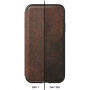 Nomad Folio Lederen Tri-Fold Case voor Apple iPhone XS / X van Apple - Bruin