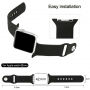 Siliconen sportband voor Apple Watch Ultra 49mm / 46mm / 45mm / 44mm / 42mm - M/L - koraal