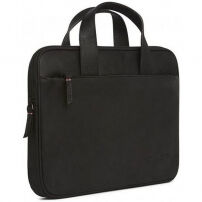 Gedecodeerde dunne gewaxte lederen zak voor MacBook 12" / Pro 13" / Pro 15" / Pro 15" - zwart