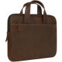 Gedecodeerde dunne gewaxte lederen zak voor MacBook 12" / Pro 13" / Pro 15" / Pro 15" - Bruin