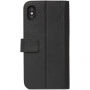 Gedecodeerd leder 2 in 1 Portemonnee voor 2 in 1 portemonnee Apple iPhone X - zwart