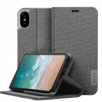 LAUT Apex gebreide koffer voor iPhone X - grauw