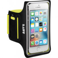 LAUT dunne neopreen hand koffer voor Apple iPhone 5 / 5S / SE (2016) - geel