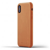 Mujjo volleren Mujjo koffer voor Apple iPhone X - geelbruin