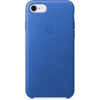 Originele Apple lederen koffer voor iPhone 8 / 7 - elektroblauw